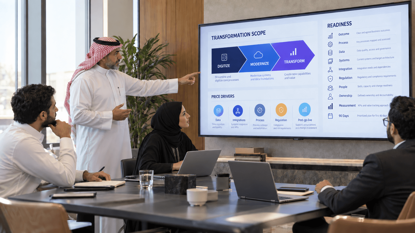 خدمات التحول الرقمي في السعودية: ما الذي تشتريه وما الذي يحدد سعره